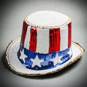 NEW USA Uncle Sam July 4th Costume Party Top Hat